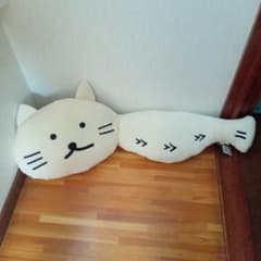 もちもちししゃもねこ ぬいぐるみ クッションのサムネイル