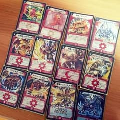 デュエマ火デッキ 闇カード40以上限定スリーブのサムネイル
