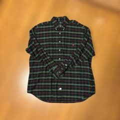 90s ラルフローレン BIG SHIRT L チェック ワッペンのサムネイル