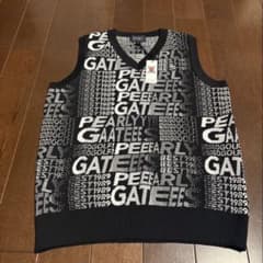 パーリーゲイツ14G 1Pコットンビーム×アモッサグラデーションロゴ柄ベストサ1 パーリーゲイツ14G 1Pコットンビーム×アモッサグラデーションロゴ柄