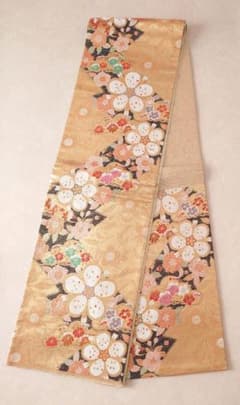 ○高級　袋帯　着物　正絹　フォーマル 振袖　成人式 結婚式　金系 ○高級 袋帯 着物 正絹 フォーマル 振袖 成人式 金系 - メルカリ
