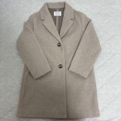 ZARA キッズ ウール混コート ベージュ 140cmのサムネイル