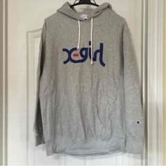 《美品》X-girl × champion コラボパーカーのサムネイル