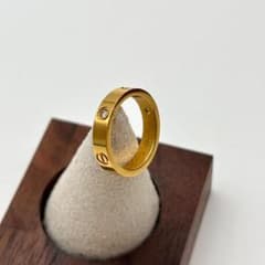 極美品リング・指輪 K18金素材レディース ラブリング 14号男女兼用最終値下げ 極美品 K18金 ゴールド ラブリング 12号 男女兼用 - メルカリ