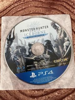 PS4 モンスターハンターワールド　アイスボーン　マスターエディション　ディスク