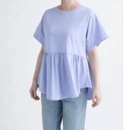 LOWRYS FARM ローリーズファームペプラム 半袖 Tシャツ ライトブルーのサムネイル