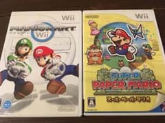 wiiソフト マリオカート スーパーペーパーマリオのサムネイル