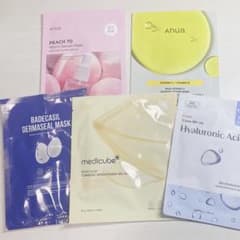 シートマスク パック　5枚セット Anua medicube ETUDEのサムネイル