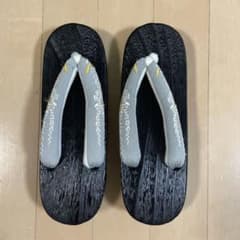 黒塗り 下駄 浴衣 着物 和装履物のサムネイル