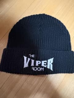THE VIPER ROOM ニット帽 ビーニー ブラック　ジョニーデップ
