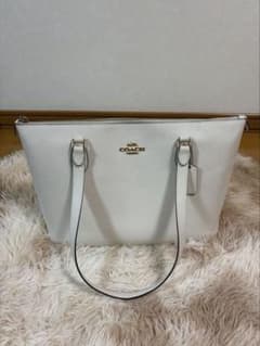 【匿名配送】COACH トートバッグ ホワイトのサムネイル