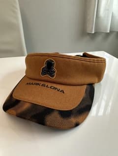 MARK & LONA サンバイザー レオパード柄　レディース　マークアンドロナ MARK & LONA サンバイザー レオパード柄 レディース マークアンドロナ
