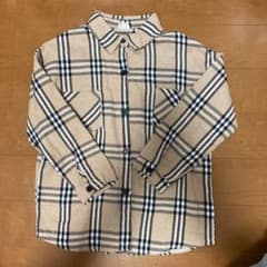 キッズ★☆チェックシャツ　120のサムネイル