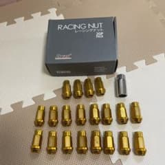 M12×p1.25 50mm デュラックスレーシングナット　アルミのサムネイル