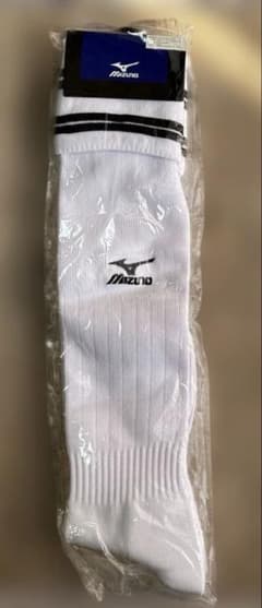 Thumbnail of MIZUNO 野球用くつ下　25〜27㌢　白に黒線