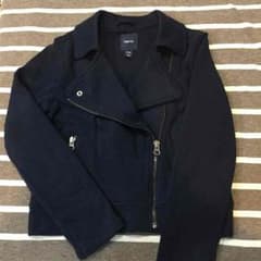 日曜日まで。【130】GapKids柔らかライダースジャケットのサムネイル