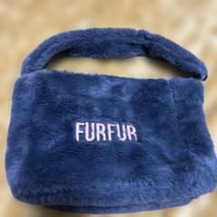 FURFUR 퍼백 토트 백 네이비