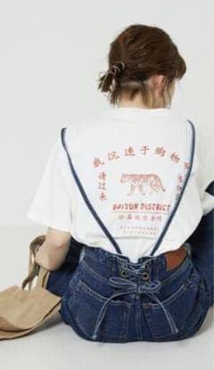 【最終値下げ】freak's store チャイナロゴ5部袖Tシャツのサムネイル