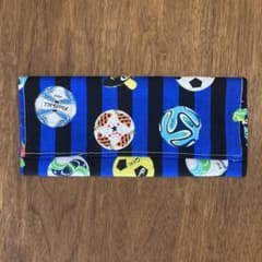 訳あり　カトラリーケース(裏地厚め) サッカー柄　幼稚園　保育園にものサムネイル