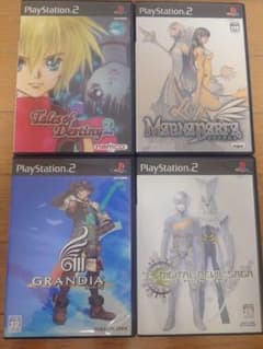 PS2 ゲームソフト RPG 4本セットのサムネイル