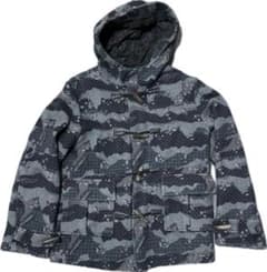 00s Swagger ウール ダッフルコート カモ柄 Mのサムネイル