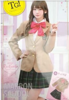 コスプレ 制服 ブレザー 赤リボン無しのサムネイル