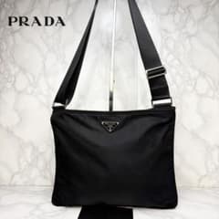 051 美品 PRADA ショルダーバッグ サコッシュ 斜めがけ 黒 bd2 - メルカリ