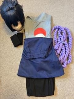 NARUTO疾風伝　うちはサスケ　ウィッグ衣装セットのサムネイル