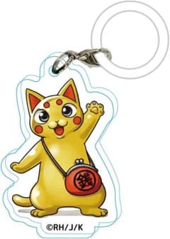 ★激レア★ ふしぎ駄菓子屋銭天堂　アンブレラマーカー　金色の招き猫のサムネイル