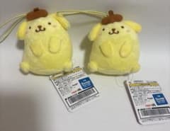 サンリオキャラクターズ ふんわりほっぺミニミニおすわりマスコット ポムポムプリン