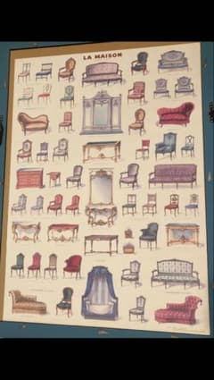 LA MAISON アンティーク調 家具 ポスター インテリア - 2