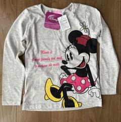 新品 ミニーマウス 長袖Tシャツ 130cmのサムネイル