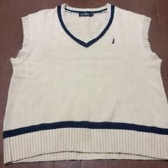 EASTBOY スクールベスト ベージュ ネイビーのサムネイル