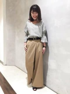 JEANASIS☆美品☆ラップワイドパンツ