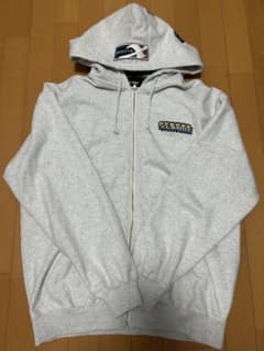 XLARGE ジップアップパーカー グレー - メルカリ