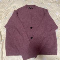UNIQLO スフレヤーンVネックショートカーディガン　Lサイズのサムネイル