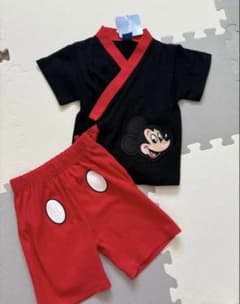 신품 태그 첨부 Disney 미키 마우스 베이비 진평 90cm