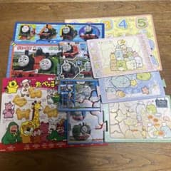 Children's jigsaw puzzles, bundle sale: Thomas the Tank Engine, Sumikko Gurashi, Tabekko Doubutsu