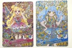 おねがいアイプリ　このみいのり　夢宮あおい　2枚セット キラキラカード　星4のサムネイル
