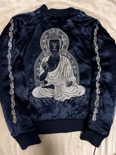 美品 大仏 DENIME 日本限定 別珍 レーヨン スカジャン vintage - メルカリ