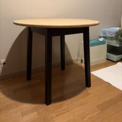 IKEA PINNTORP ダイニングテーブル 丸型 直径85cm - メルカリ