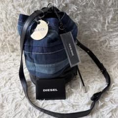 【美品】タグ付き　DIESEL デニム 巾着 ショルダーバッグ