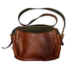 LOEWE ロエベ アナグラム レザー ショルダーバッグ 茶 - メルカリ
