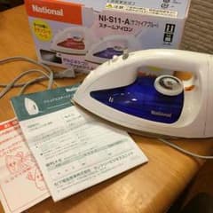 みゆき様専用【美品・箱あり】Nationalスチームアイロン（サファイアブルー）のサムネイル