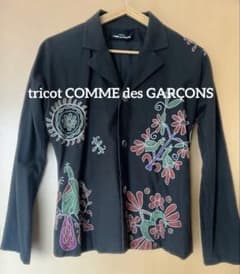 tricot comme des garcons ジャケット tricot COMME des GARÇONS 刺繍 ジャケット - メルカリ