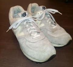 お値下げ【英国製】90's New Balance 576 オールスエードグレーのサムネイル