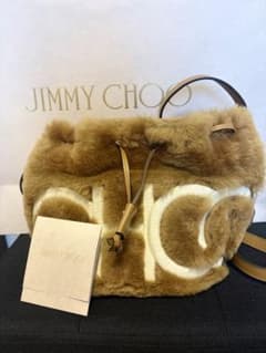 87mariaJIMMY CHOO ファー 巾着 ショルダーバッグ 87maria様専用JIMMY CHOO ファー 巾着 ショルダーバッグ - メルカリ