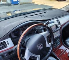 ☆エスカレード☆07〜14 ダッシュマット 本革調 スエード 専用設計