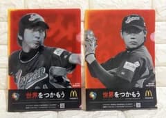 【限定・非売品】WBC 侍ジャパン クリアファイル 藤川球児 松坂大輔 2枚のサムネイル