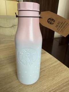 新品Starbucks ステンレスロゴボトル473ml グラデーションのサムネイル